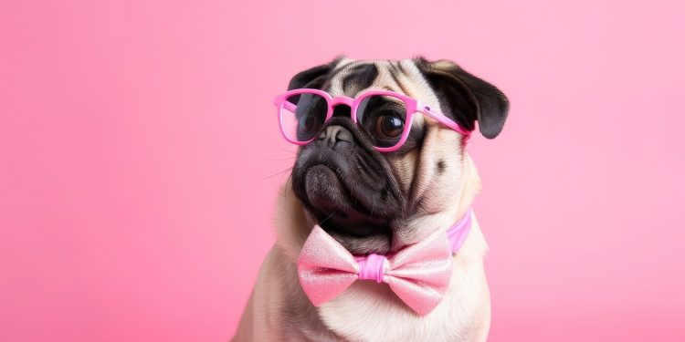 pug, dog, sunglasses
